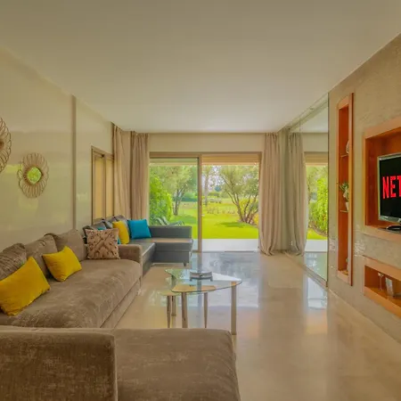 Luxury Xl Appart Golf View Retreat Private Garden Marrakesh Exterior photo